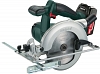 Аккумуляторная циркулярная пила Metabo KSA 18 LTX